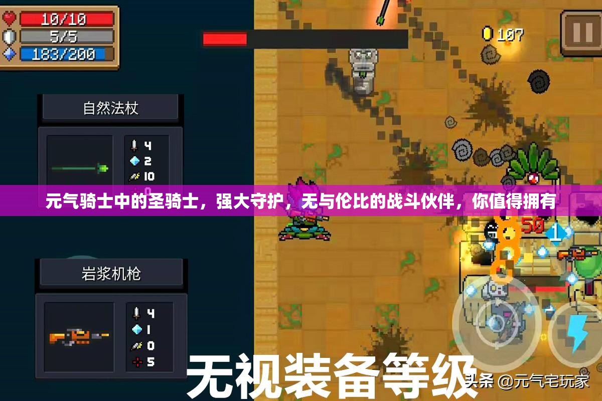 元气骑士中的圣骑士，强大守护，无与伦比的战斗伙伴，你值得拥有