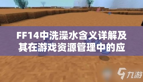 FF14中洗澡水含义详解及其在游戏资源管理中的应用策略