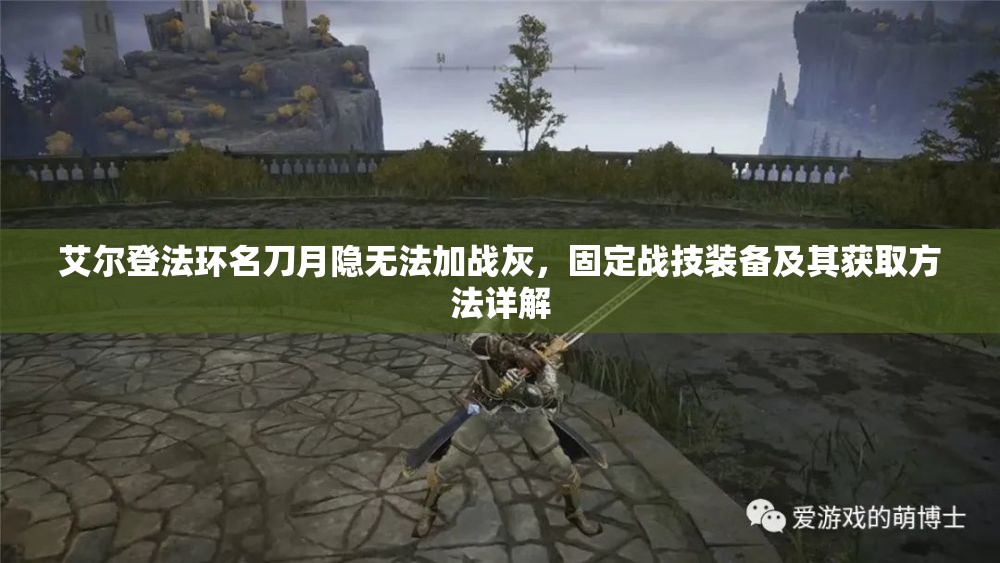 艾尔登法环名刀月隐无法加战灰，固定战技装备及其获取方法详解