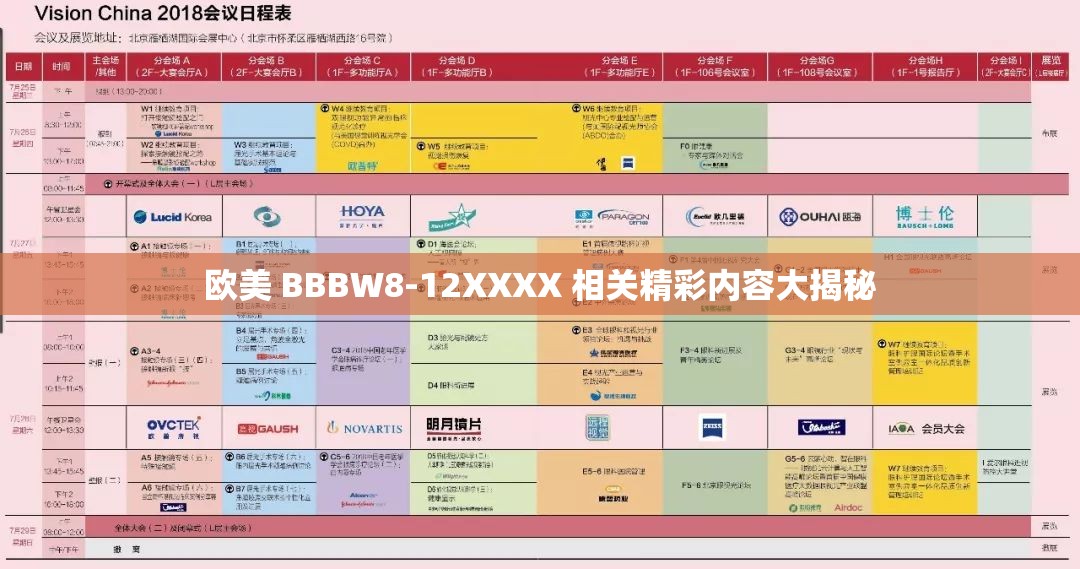 欧美 BBBW8-12XXXX 相关精彩内容大揭秘