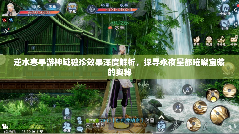 逆水寒手游神域独珍效果深度解析，探寻永夜星都璀璨宝藏的奥秘