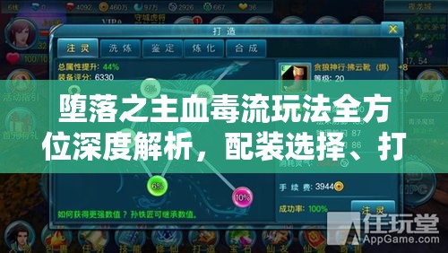 堕落之主血毒流玩法全方位深度解析，配装选择、打法思路及策略探讨