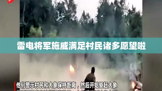 雷电将军施威满足村民诸多愿望啦