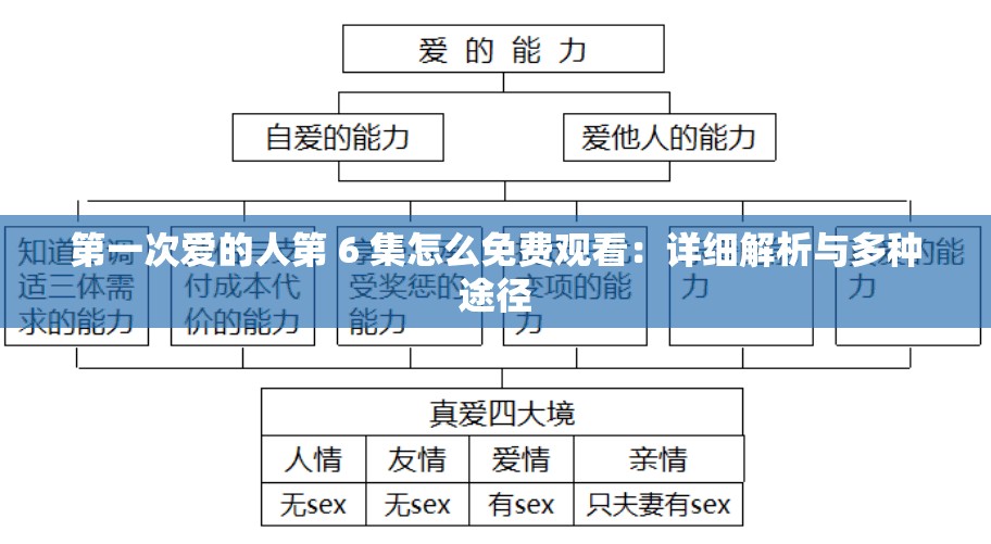 第一次爱的人第 6 集怎么免费观看：详细解析与多种途径