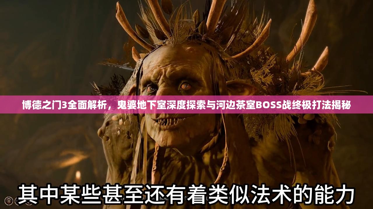 博德之门3全面解析，鬼婆地下室深度探索与河边茶室BOSS战终极打法揭秘