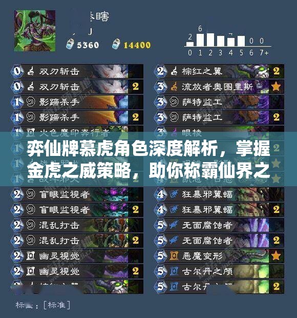 弈仙牌慕虎角色深度解析，掌握金虎之威策略，助你称霸仙界之路