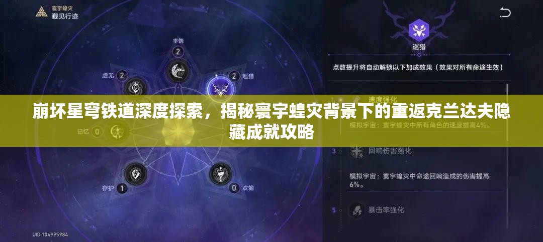崩坏星穹铁道深度探索，揭秘寰宇蝗灾背景下的重返克兰达夫隐藏成就攻略