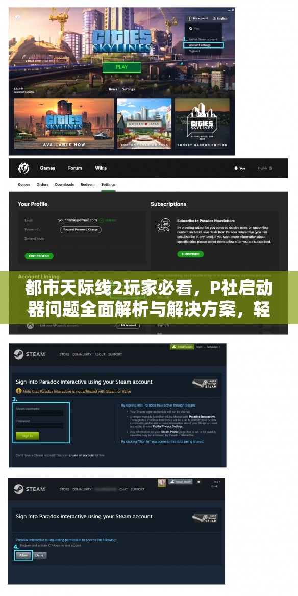 都市天际线2玩家必看，P社启动器问题全面解析与解决方案，轻松应对Paradox启动器无法打开
