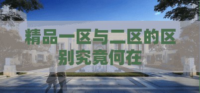 精品一区与二区的区别究竟何在