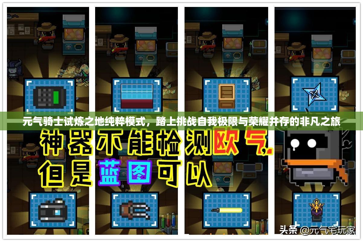 元气骑士试炼之地纯粹模式，踏上挑战自我极限与荣耀并存的非凡之旅