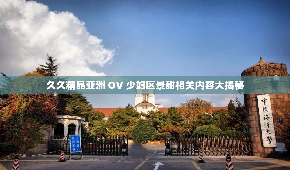 久久精品亚洲 OV 少妇区景甜相关内容大揭秘