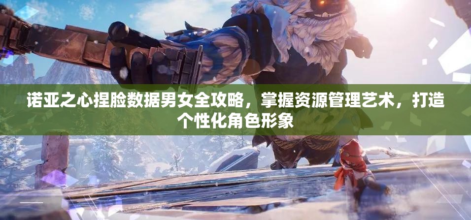 诺亚之心捏脸数据男女全攻略，掌握资源管理艺术，打造个性化角色形象