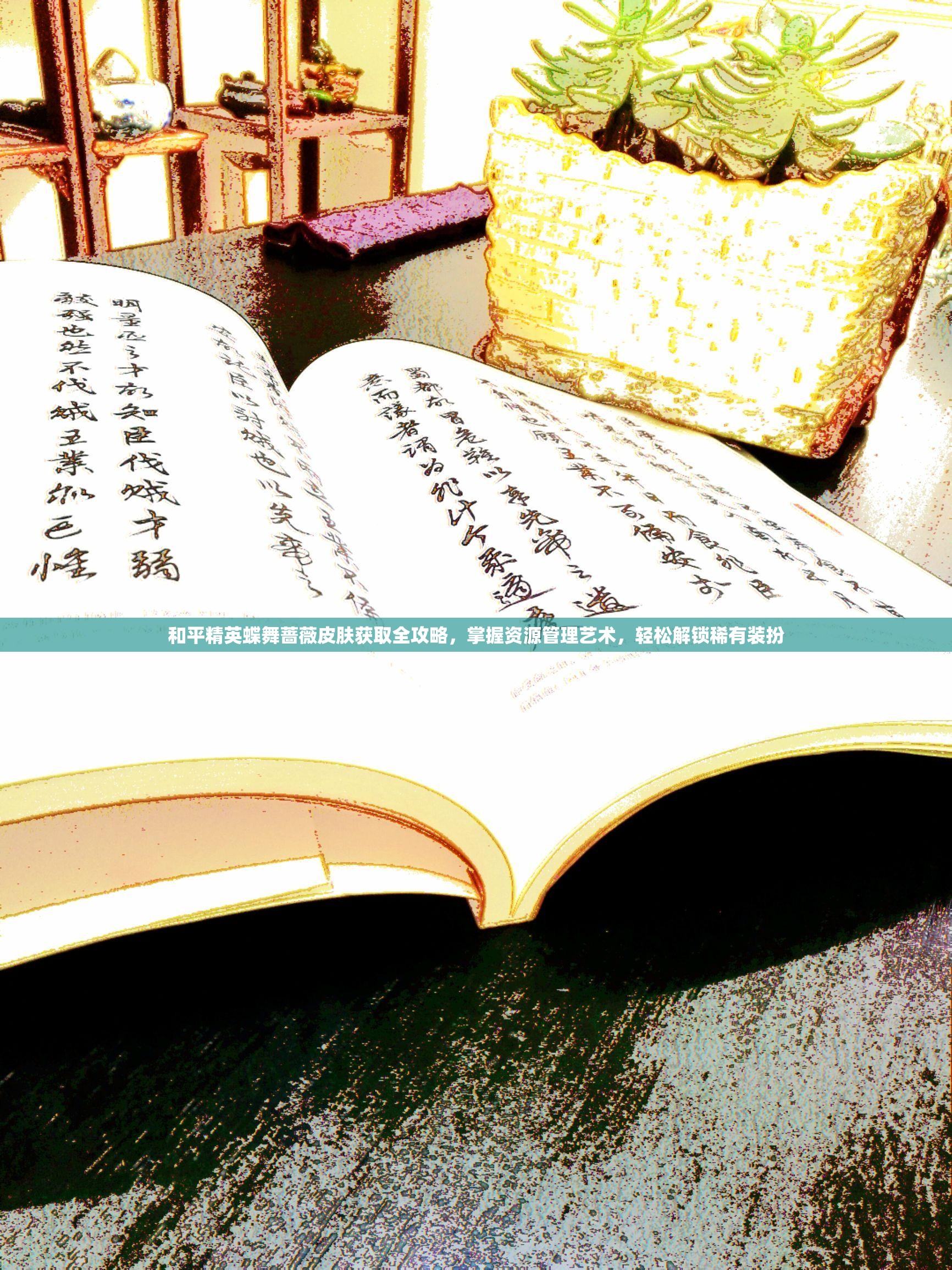 和平精英蝶舞蔷薇皮肤获取全攻略，掌握资源管理艺术，轻松解锁稀有装扮