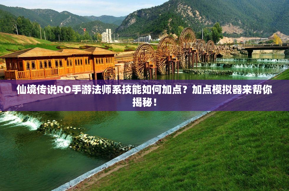 仙境传说RO手游法师系技能如何加点？加点模拟器来帮你揭秘！