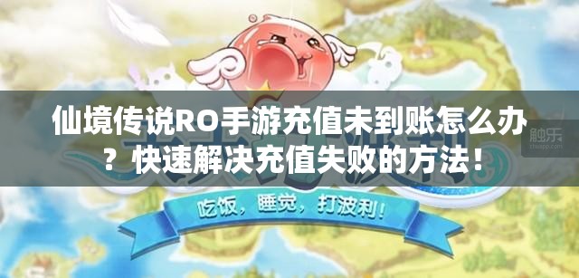 仙境传说RO手游充值未到账怎么办？快速解决充值失败的方法！