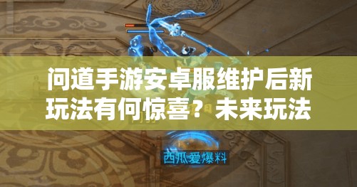 问道手游安卓服维护后新玩法有何惊喜？未来玩法将如何革命性变革？