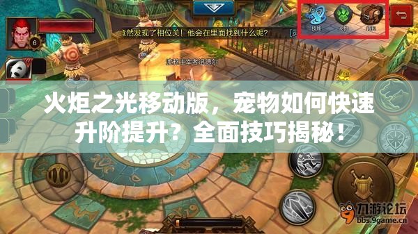 火炬之光移动版，宠物如何快速升阶提升？全面技巧揭秘！
